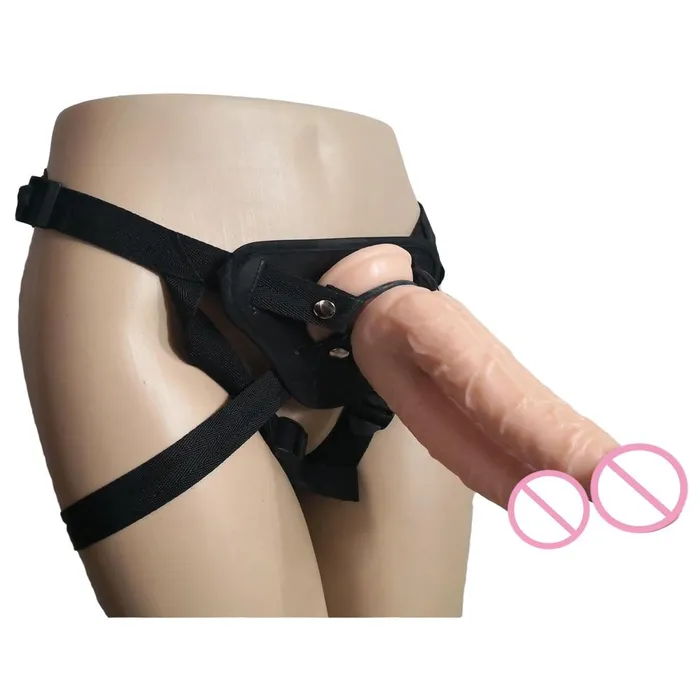 Hardcore Stuffing DoubleHeaded 9 Strap Lovegasm Female Sex Toys