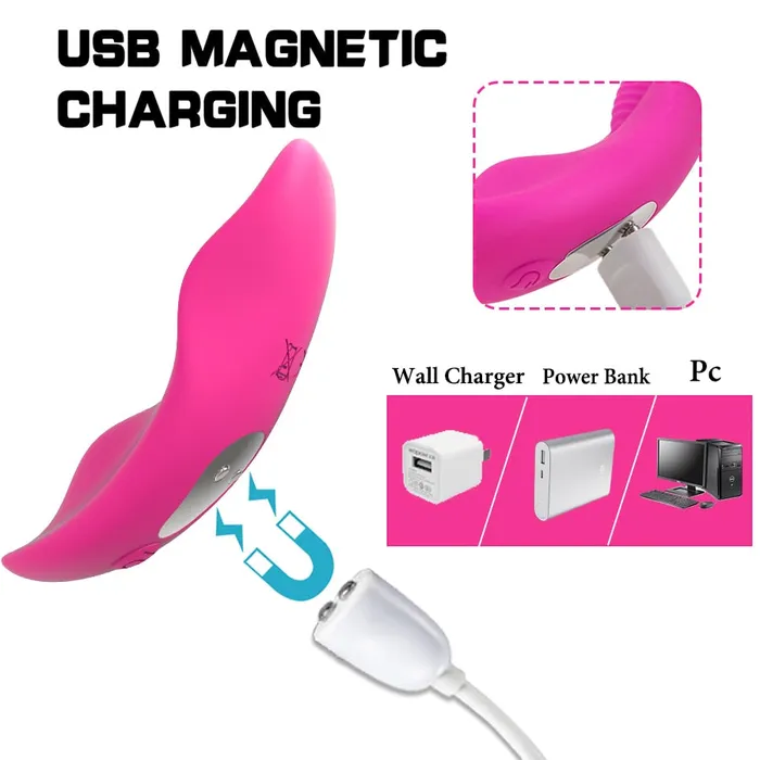 LAZADASEXTOYS Female Sex Toys Portable Clitoral Stimulator 10 Modes Wireless Remote Control Vibrator Invisible Panties Vibrating Egg Sex Toys for Women