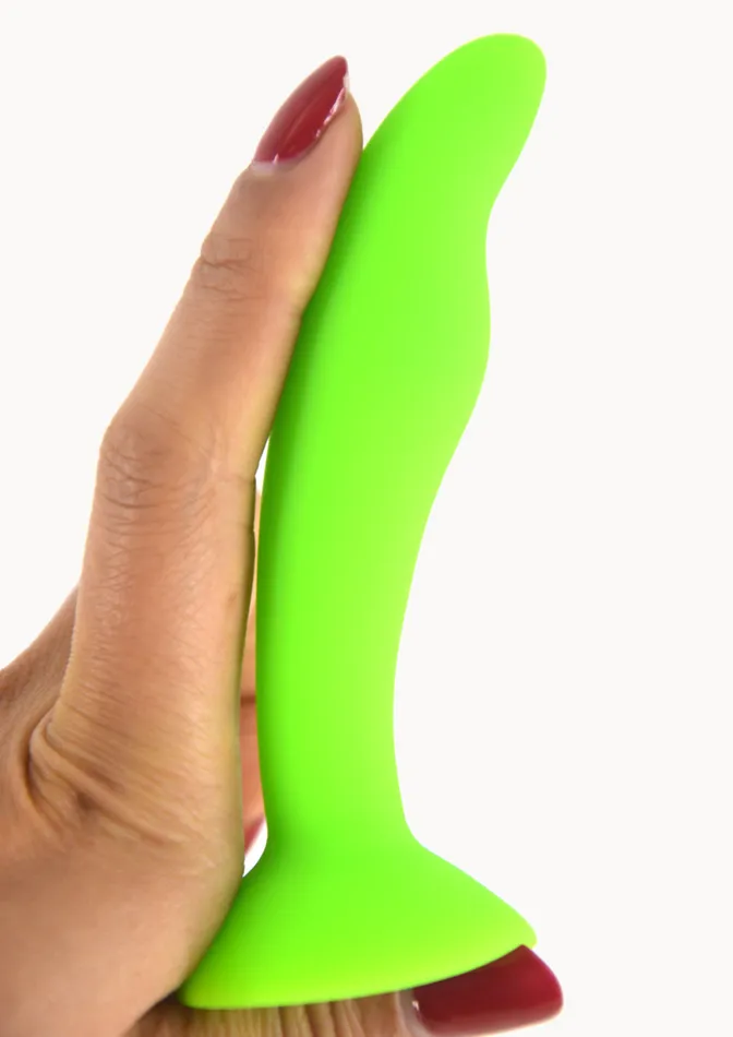 LAZADASEXTOYS Male Sex Toys FAAK Fluorescent silicone anal plug mini butt plug anal sex products G spot stimulate masturbator suction anal dildo sex shop