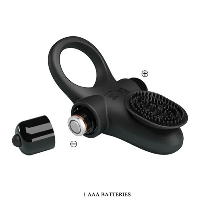 Lovegasm Anal Waterproof Black Reusable Vibrating Ring