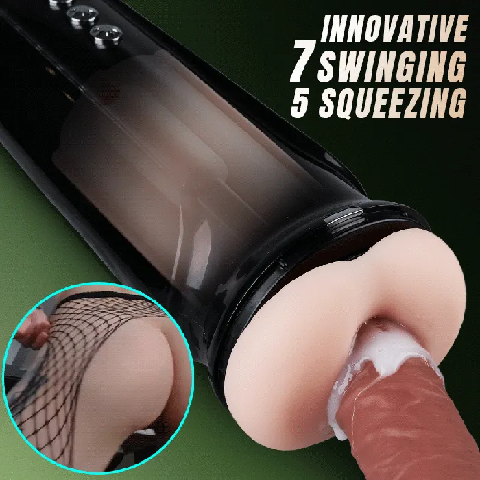 Male Sex Toys AcmeJoy DOUBLE THE THRILL Rose 154cm Asian Face Sexy Figure F Cup Tpe Sex Doll Flapper Lifelike Hips Swinging Squeezing Sucking Vibrating Male Stroker