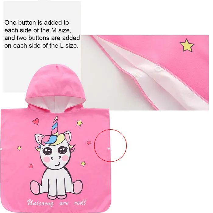New Beach swimming cloak bathrobe childrens quickdrying hooded cartoon beach towel 19016 MISS AMMY Vibrators