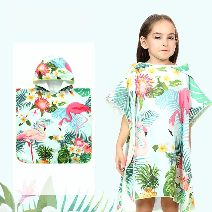 New Beach swimming cloak bathrobe childrens quickdrying hooded cartoon beach towel 19016 MISS AMMY Vibrators