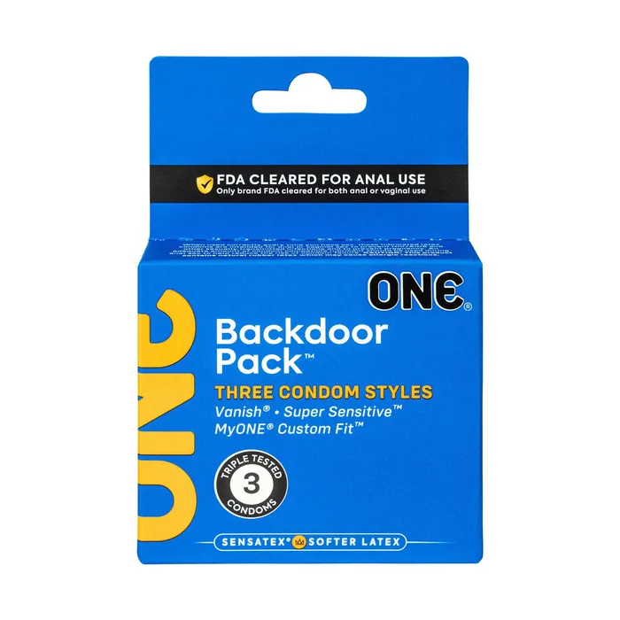 Paradise Marketing Vibrators One Backdoor 3 Count Condoms
