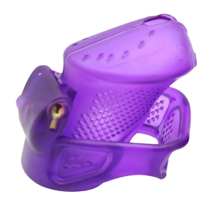 Sneak Peak of Pleasure Silicone Small Chastity Cage Sex Toy For Men Lovegasm Male Sex Toys