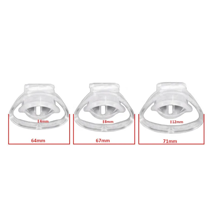 Sneak Peak of Pleasure Silicone Small Chastity Cage Sex Toy For Men Lovegasm Male Sex Toys