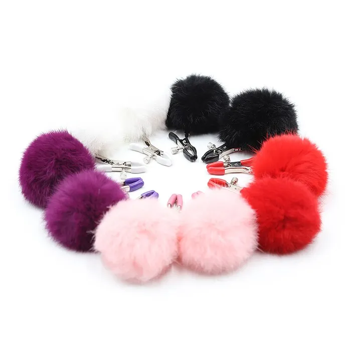 Vibrators LAZADASEXTOYS Exotic Accessories Cute Plush Rabbit 1 Pair Nipple Clamps Pinzas Pezones Toys Couple Games BDSM Breast Fetish Flirting Adult Games Vibrators LAZADASEXTOYS Exotic Accessories Cute Plush Rabbit 1 Pair Nipple Clamps Pinzas Pezones Toys Couple Games BDSM Breast Fetish Flirting Adult Games