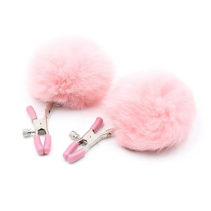 Vibrators LAZADASEXTOYS Exotic Accessories Cute Plush Rabbit 1 Pair Nipple Clamps Pinzas Pezones Toys Couple Games BDSM Breast Fetish Flirting Adult Games Vibrators LAZADASEXTOYS Exotic Accessories Cute Plush Rabbit 1 Pair Nipple Clamps Pinzas Pezones Toys Couple Games BDSM Breast Fetish Flirting Adult Games