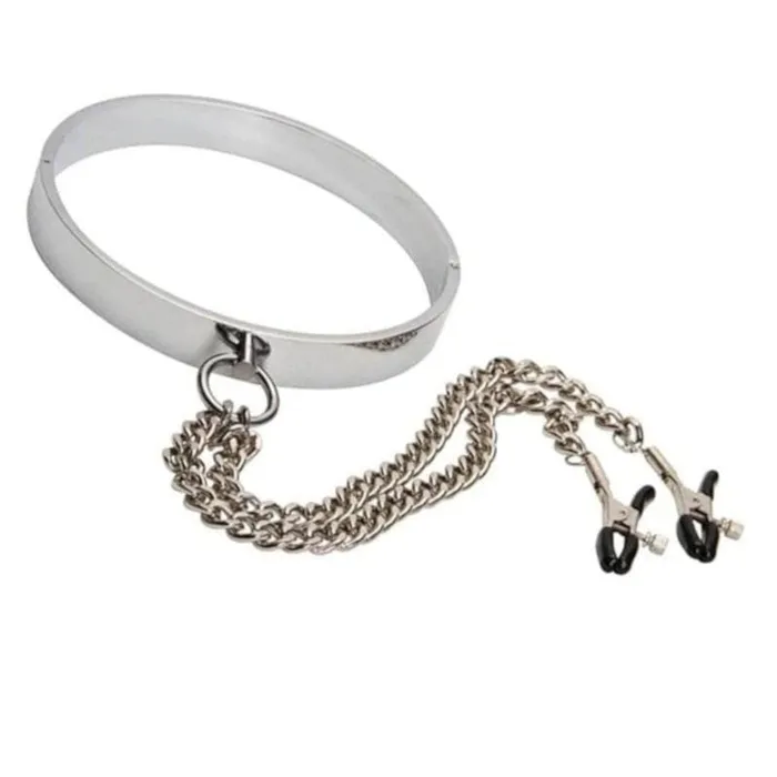 Vibrators Lovegasm Metallic Clamp Collar