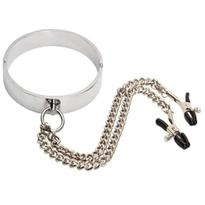 Vibrators Lovegasm Metallic Clamp Collar
