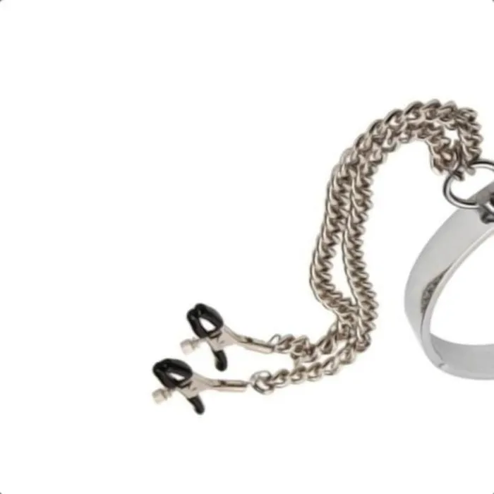 Vibrators Lovegasm Metallic Clamp Collar