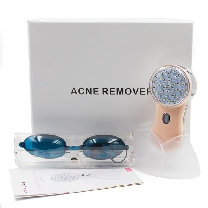 Vibrators missammy Electric RedBlue LED Light Facial Acne Removal Whiten Skin Beauty Device 837