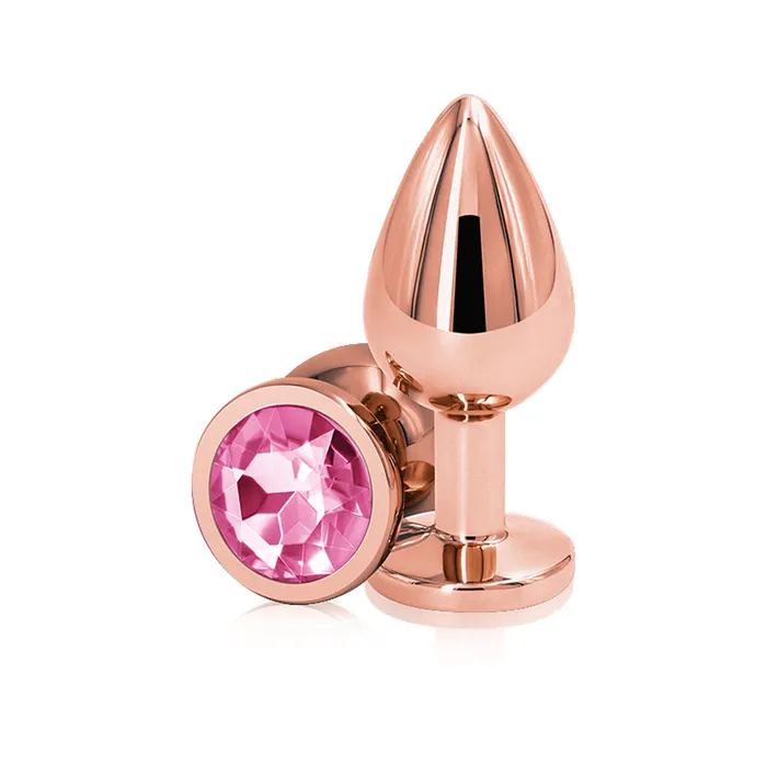 Vibrators nsnovelties Rear Assets Rose Gold Medium Pink