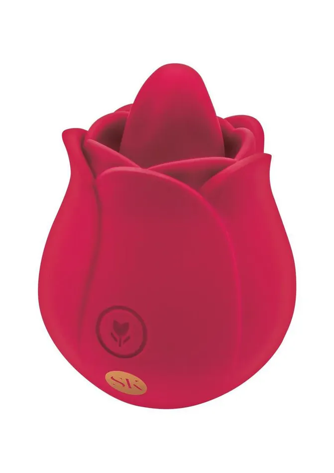 Vibrators XGEN Rosegasm Rose Blossom Licker Red