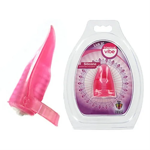 Vibrators XR Brands Trinity Vibes Lick It Tongue Vibe Pink